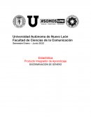 PIA ESTADISTICA. DISCRIMINACION DE GÉNERO