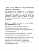 ¿Cómo procura el Estado que la población ejerza su derecho a la educación?