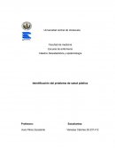 Identificación de un problema de salud pública