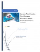 Examen planificación de almacenamiento
