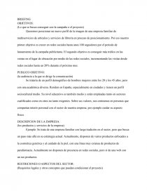 BRIEFING OBJETIVOS. Página 1