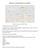 MAPA DE LA UBICACIÓN DE LA EMPRESA