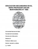 Informe Didactica II - Practicas
