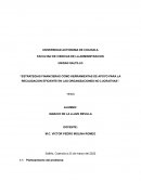 Estrategias financieras como herramientas de apoyo para la recaudacion eficiente en las organizaciones no lucrativas