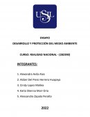 DESARROLLO Y PROTECCIÓN DEL MEDIO AMBIENTE