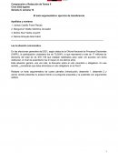 FUENTES DE COMPRENSION El texto argumentativo: ejercicio de transferencia