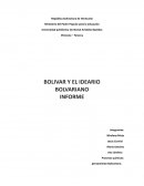 Bolivar y el ideario bolivariano