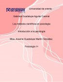 Los métodos científicos en psicología
