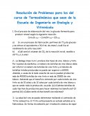 Ejercicio de termodinamica
