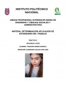 Determinacion de estandares de trabajo