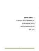 TP 1 Análisis de la Institución Escolar