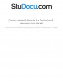 CONSTRUCCIÓN DE CIUDADANÍA