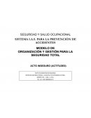 MODELO DE ORGANIZACIÓN Y GESTIÓN PARA LA SEGURIDAD TOTAL
