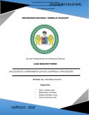 IMPLEMENTACIÓN DE CÉLULA DE MANUFACTURA (CORTE, DESBASTADO Y ARMADO)