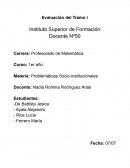Problemáticas Socio-institucionales “Entre los Muros”