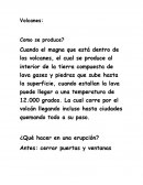 Volcanes: Como se produce?