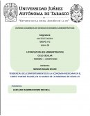 TENDENCIAS DEL COMPORTAMIENTO DE LA ECONOMIA MEXICANA EN EL MARCO DE LA PANDEMIA DE COVID-19