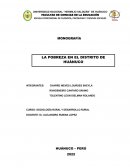 LA POBREZA EN HUÁNUCO