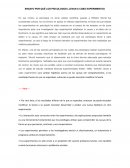 ENSAYO POR QUÉ LOS PSICOLOGOS LLEVAN A CABO EXPERIMENTOS