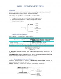 BLOC III – L’ESTRUCTURA ORGANITZAVA. Página 1