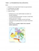 LA FRAGMENTACIO DEL MON ANTIC