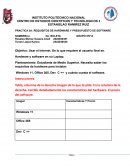 PRACTICA 3A: REQUISITOS DE HARDWARE Y PRESUPUESTO DE SOFTWARE