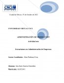 Adminsitracion de la produccion