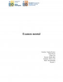 Psicopatologia. Examen mental