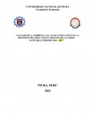 ANALISIS DE LA POBREZA Y EL AVANCE EDUCATIVO EN LA REGIONES DEL PERU ANTES Y DESPUES DE LA CRISIS SANITARIA, PERIODO 2004 - 2021
