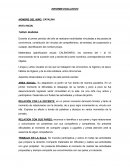 INFORME EVALUATIVO NIÑA: CATALINA