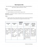 Taller Proyecto de Vida