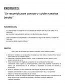 PROYECTO: “Un recorrido para conocer y cuidar nuestras bardas”