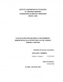 PLAN DE ACCIÓN PARA MEJORAR EL FUNCIONAMIENTO ADMINISTRATIVO EN LA ESTRUCTURA CLAP DEL CONSEJO COMUNAL LA MOTOZA