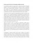 Factores que intervienen en el desempeño académico-personal