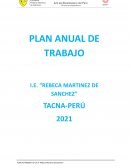 Plan Anual de Trabajo