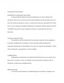 VALORACIÓN ADUANERA