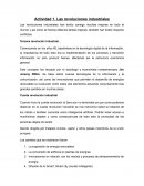 Actividad 1. Las revoluciones industriales