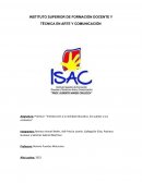 Asignatura: Práctica I “Introducción a la realidad educativa, los sujetos y sus contextos”