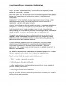 Construyendo una empresa colaborativa
