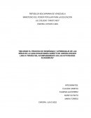 Mejorar el proceso de enseñanza y aprendizaje de las niñas de la casa hogar María Goretti de Carora estado Lara a través del acompañamiento en las actividades académicas