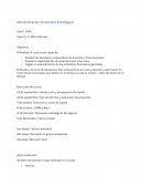 Administración financiera estratégica