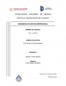 Instrumentos de Presupuestación