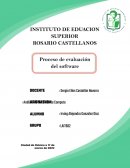 Proceso de evaluación del software