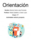 Grupo: 3ºF Actividades vertical y proyecto