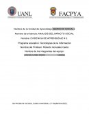ANALISIS DEL IMPACTO SOCIAL