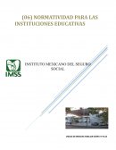 NORMATIVIDAD PARA LAS INSTITUCIONES EDUCATIVAS