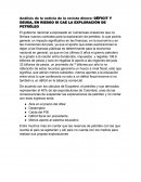 Análisis de la noticia de la revista dinero: DÉFICIT Y DEUDA, EN RIESGO SI CAE LA EXPLORACIÓN DE PETRÓLEO
