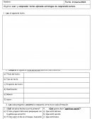 GUÍA DE COMPRENSIÓN LECTORA I. TALLER JEC LENGUAJE CUARTO AÑO BÁSICO