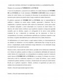 CARTA DE CONTROL INTERNO Y ECOMENDACIONES A LA ADMINISTRACIÓN