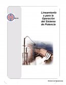 Lineamientos para la operacion de sistemas de potencia